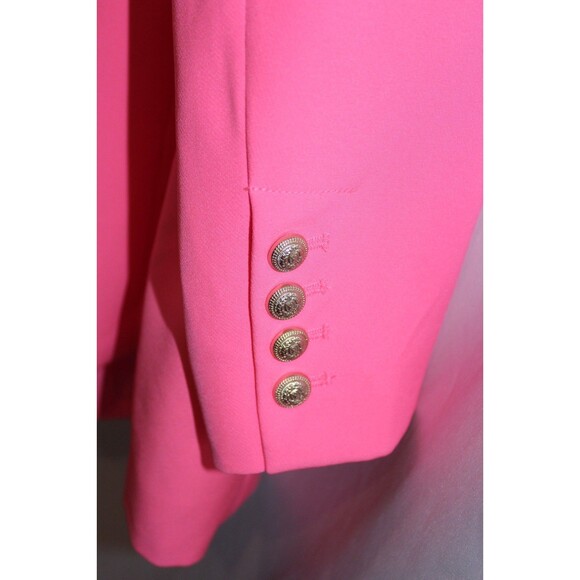 GENERATION‎ LOVE Leighton Crepe Blazer Ultra Pink Gold Buttons Sz XXL NWT - Picture 4 of 4